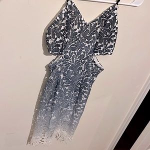 Blue ombré homecoming dress. Only worn once. Great Condition. Size S